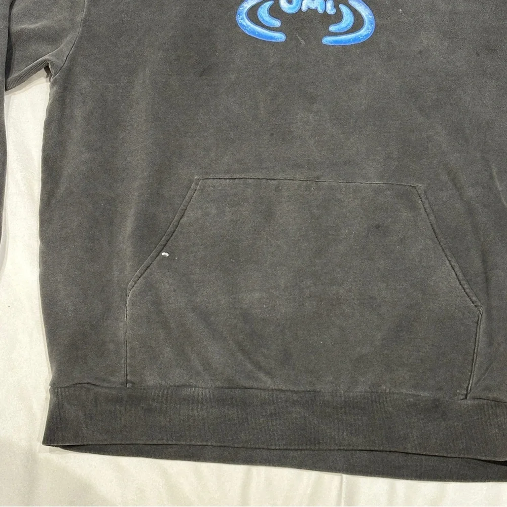 Umi Frog Sweatshirt Washed Black Size X-large